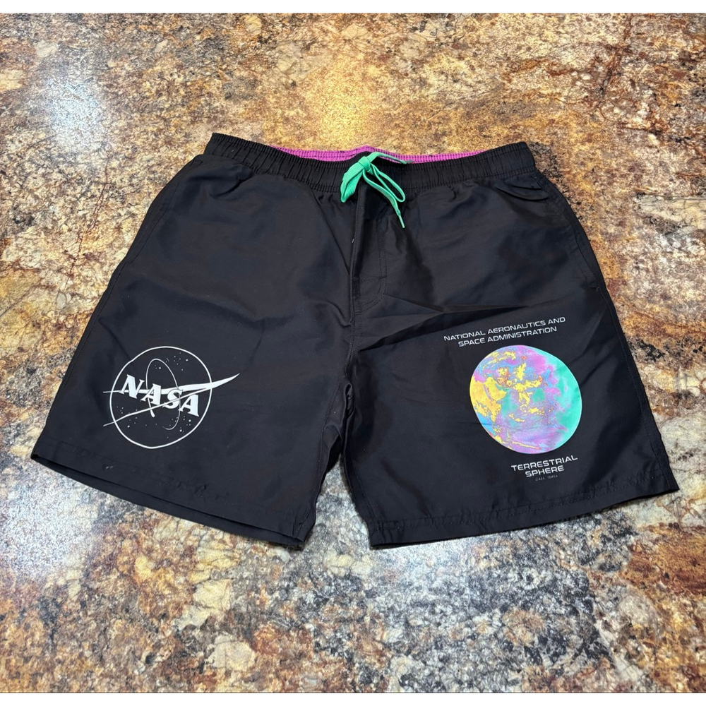 NASA “Terrestrial Sphere” Swim Trunks / Board Shorts